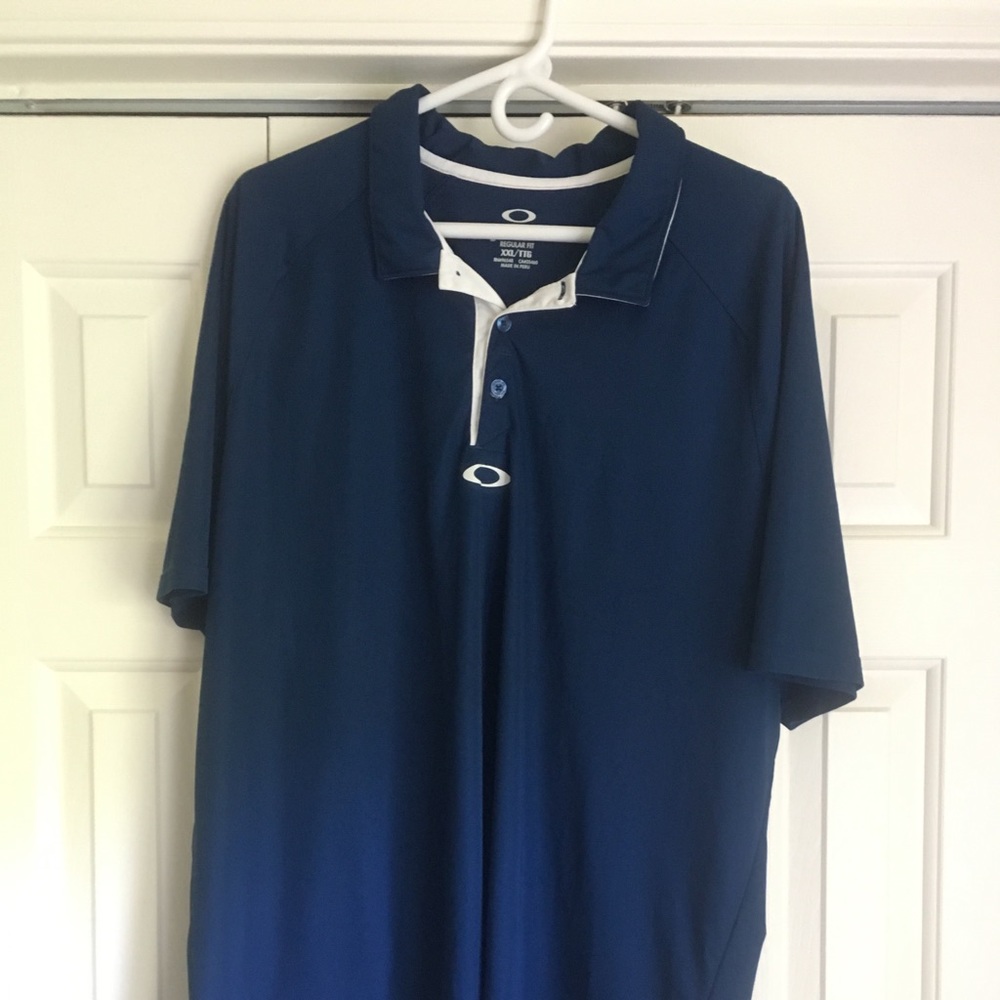 Oakley Blue Polo Shirt XXL